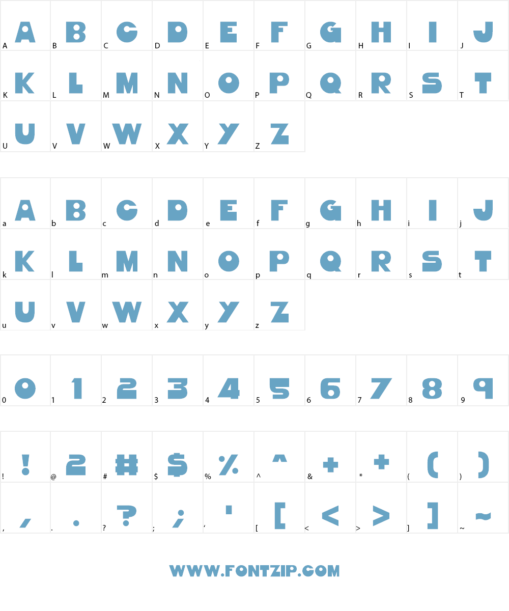 Gorgeous Girls Font Character
